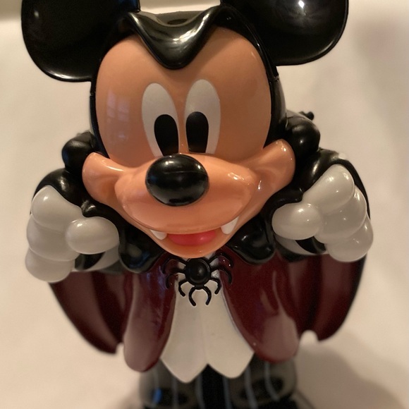 EUC Vampire Mickey Popcorn Bucket Glow in the Dark* Walt Disney Parks Halloween! - Picture 4 of 14